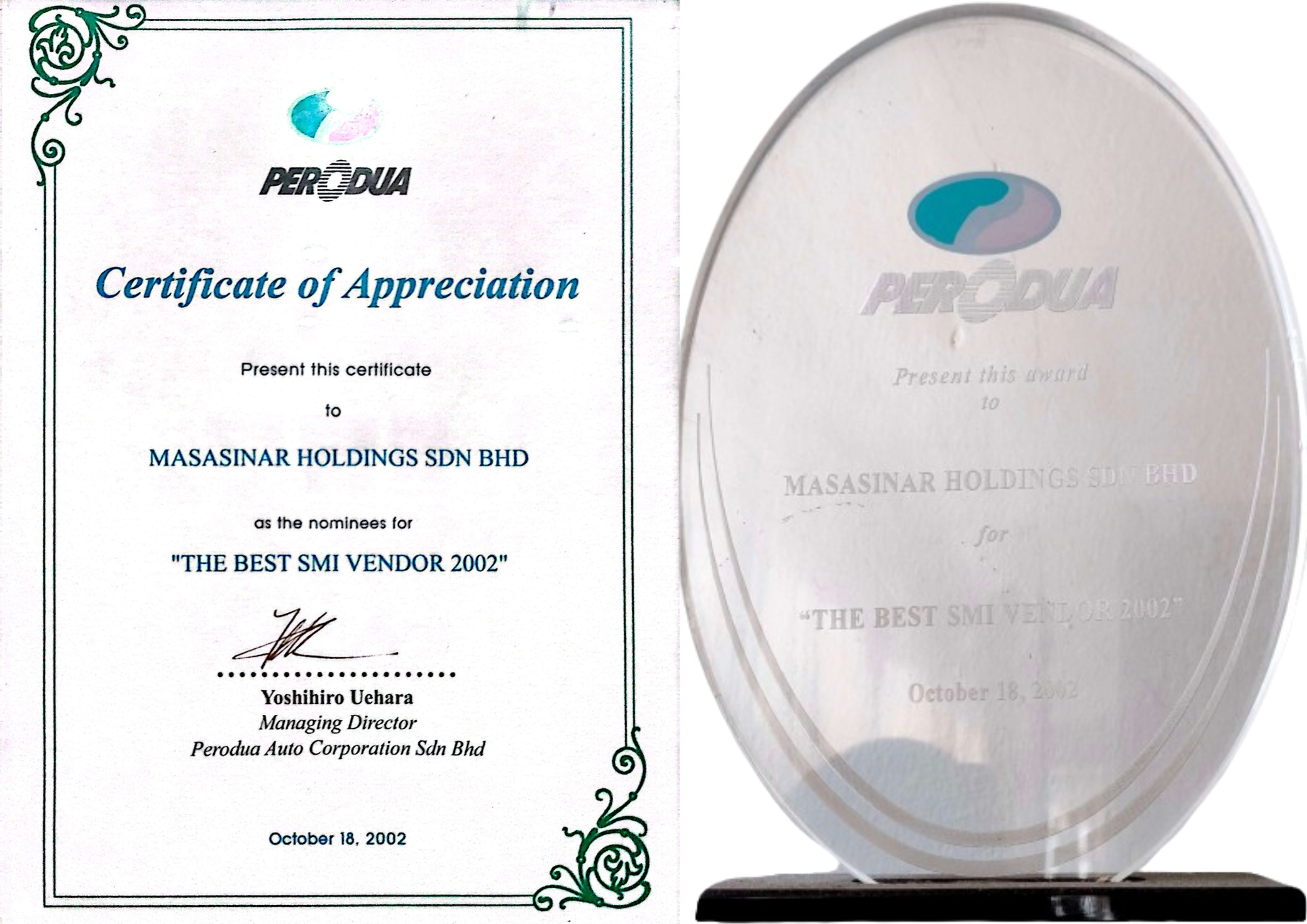 Award PERODUA