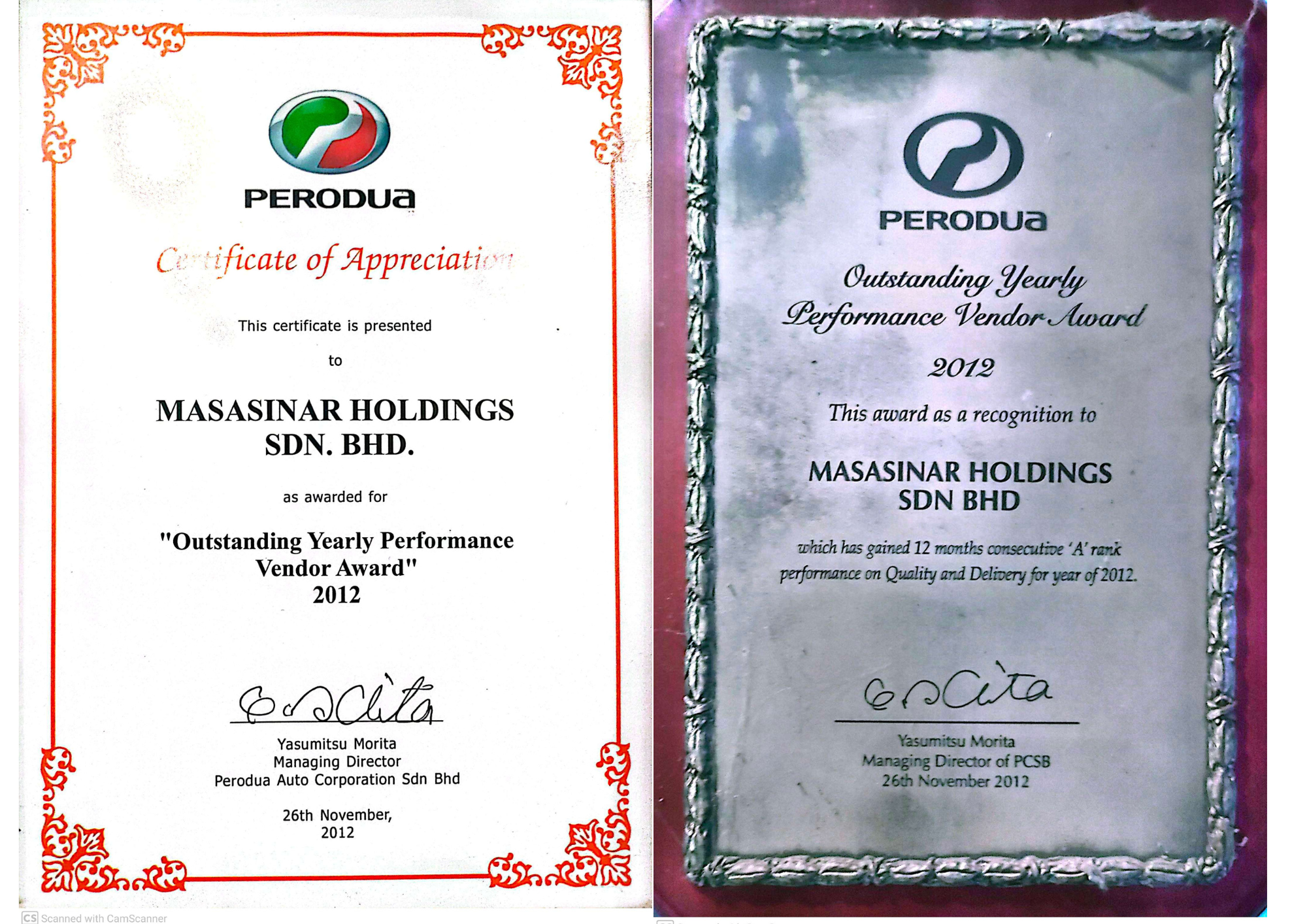 Award PERODUA